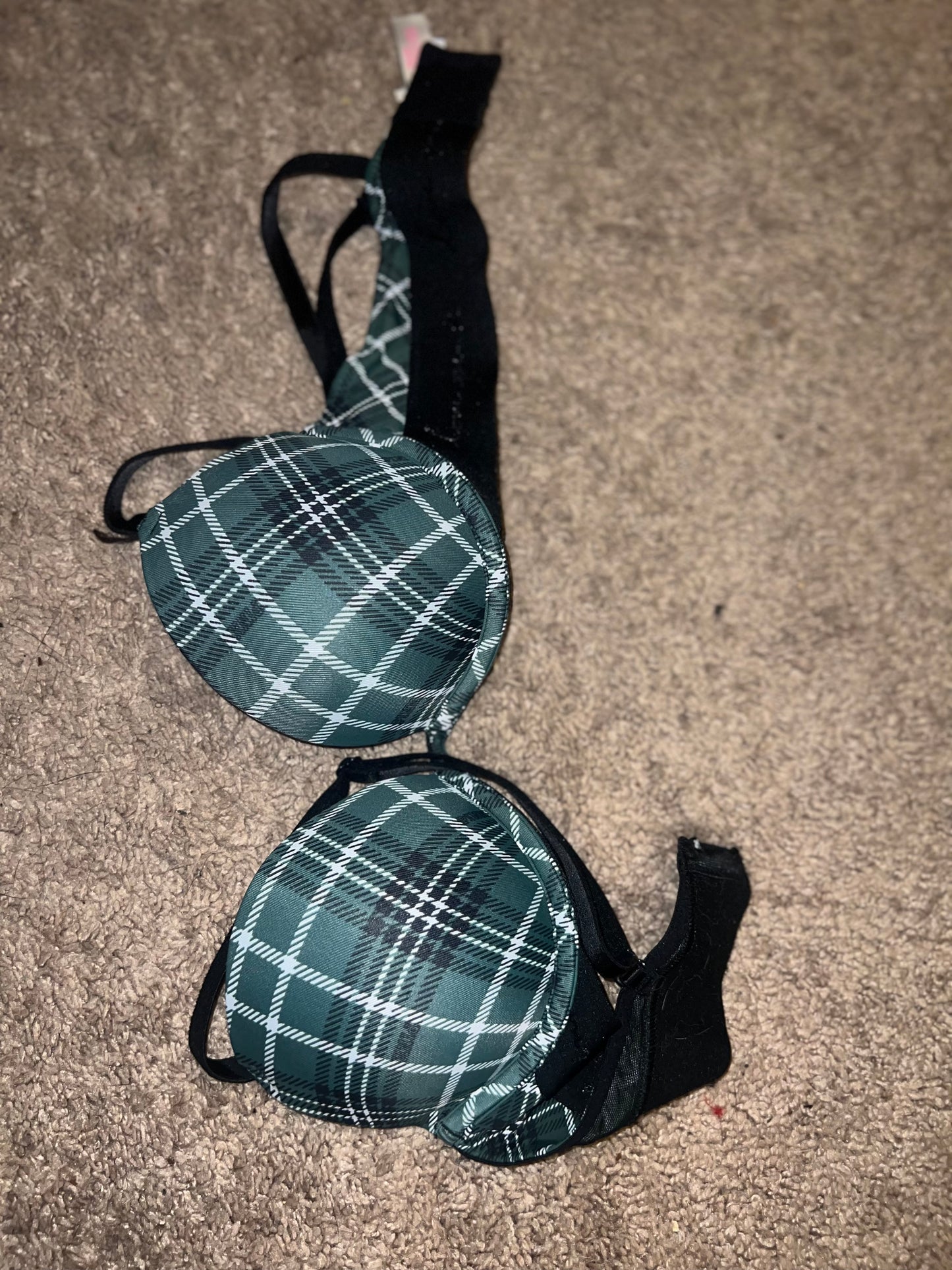 Used Plaid Bra 🤍