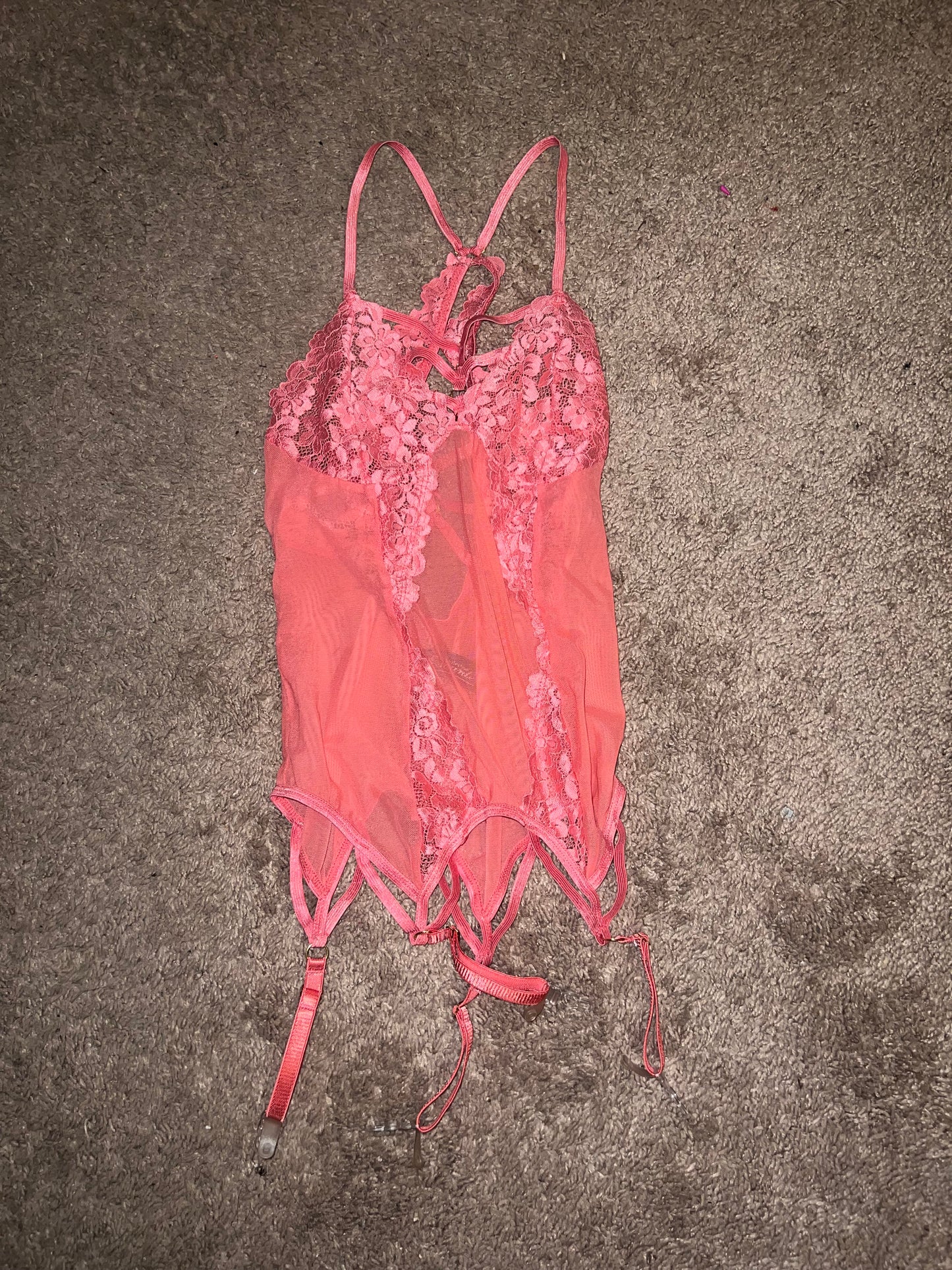 Lace Pink Body Suit 💗
