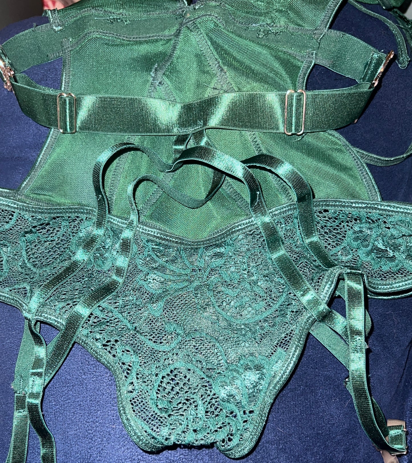 Dirty 2Pcs Lingerie Body Suit (Full Set)